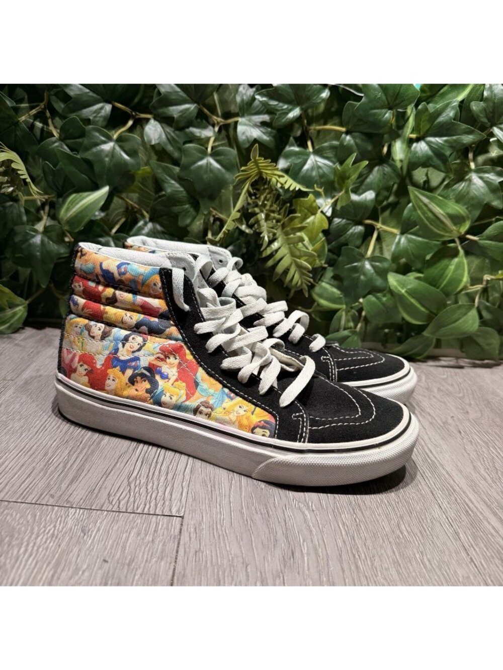 Vans Disney Princess Mid Top Sneakers Shoes Women's Size 7